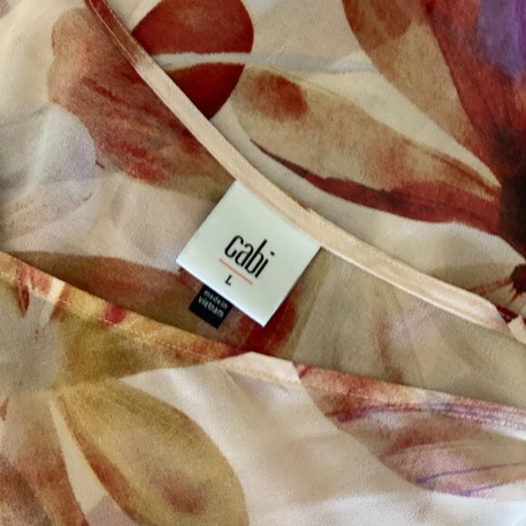 Cabi Amplify Multi-colored Sleeveless Top, Size L - Picture 4 of 7